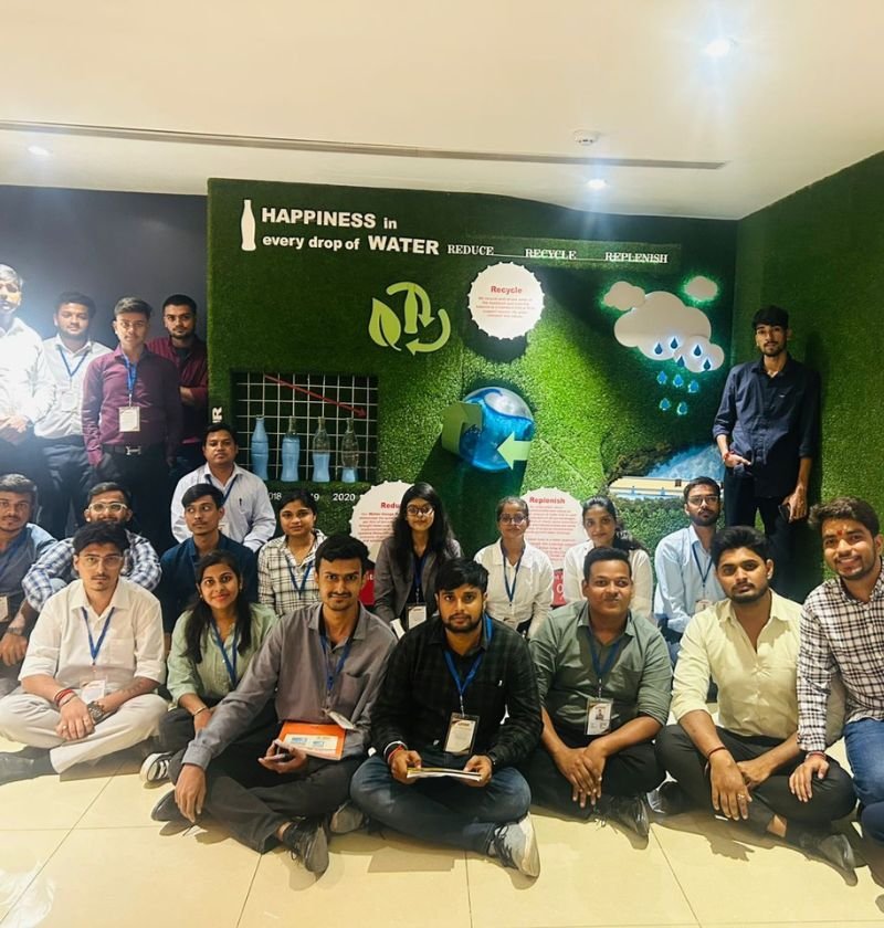 Group of students discussing in university